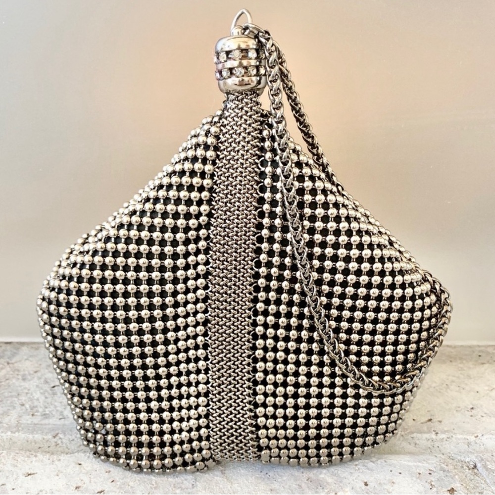 STUNNING✨ Purse~ Silver Mesh Pouch